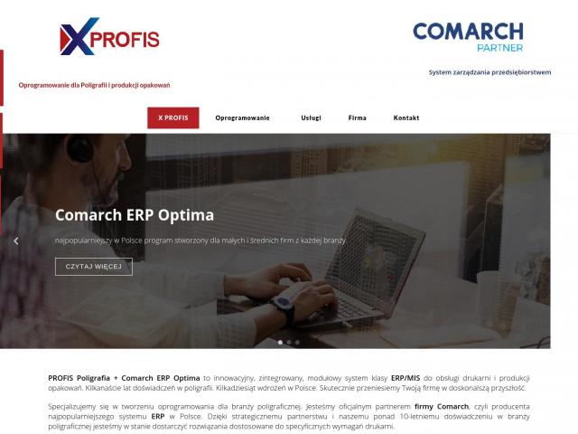 xProfis - Oprogramowanie dla Poligrafii i produkcji opakowań