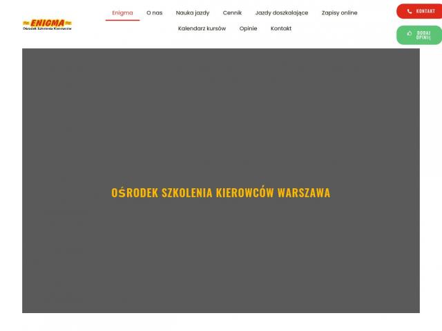 Andrzej Bąkowski Ośrodek Szkolenia Kierowców "ENIGMA"