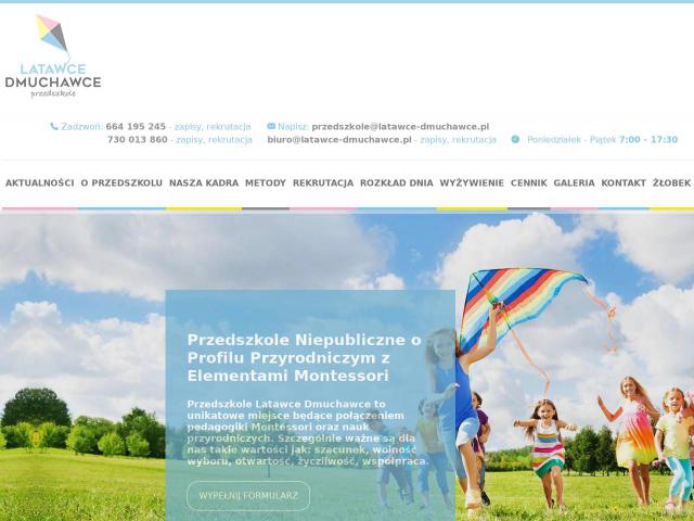 Niepubliczne przedszkole i żłobek - Latawce dmuchawce