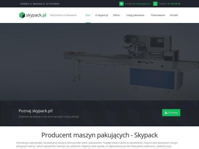 Skypack Maszyny Pakujące