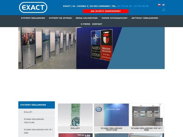 EXACT Company Systemy reklamowe